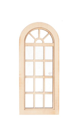 Dollhouse Miniature WINDOW, PALLADIAN - 6 OVER 6